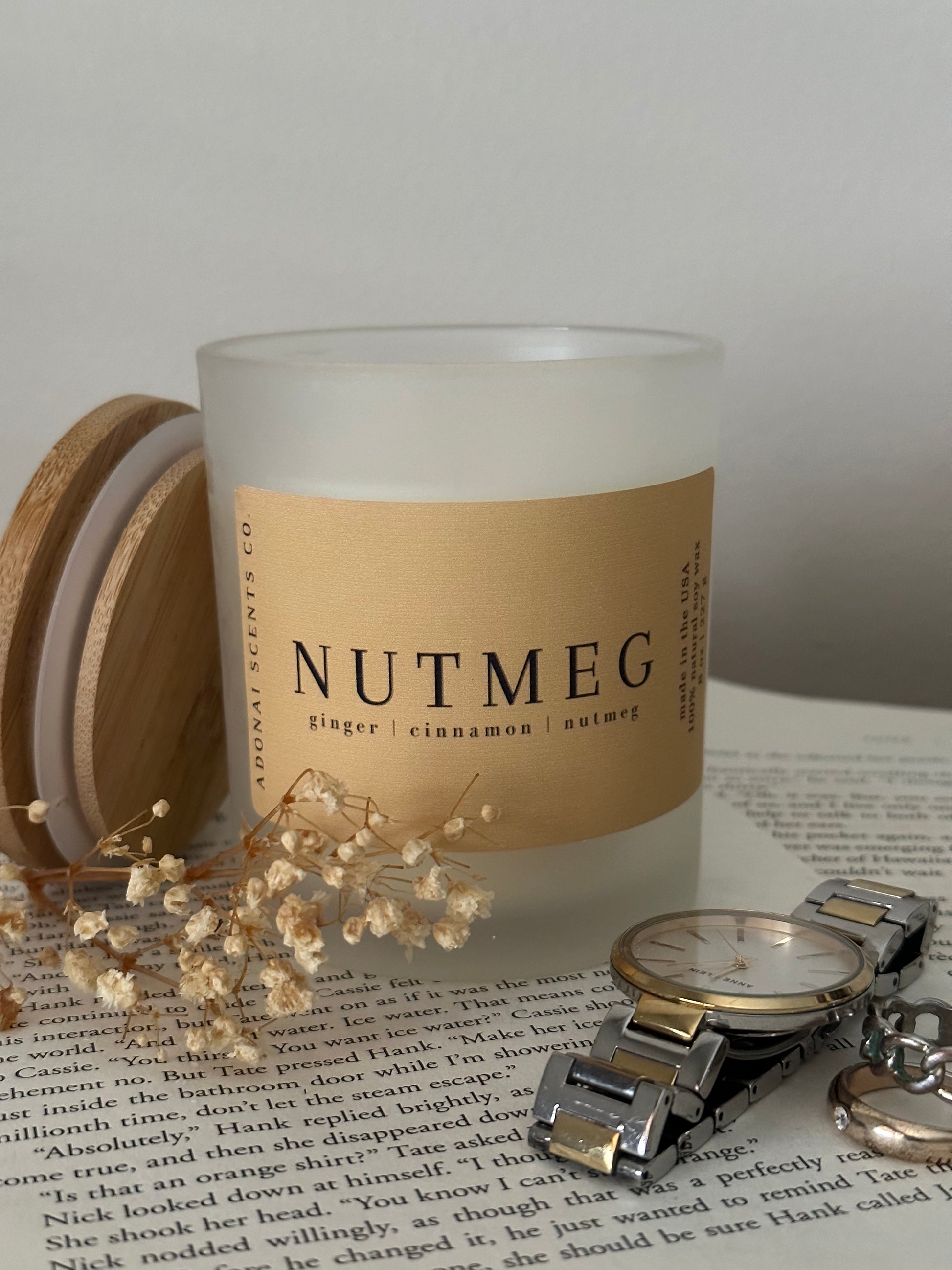 AUTUMN CANDLE - scent: nutmeg, clove, cinnamon, eucalyptus (limited ed –  JAAC & ZAAK